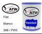 Preview: Fiat, Bianco, 268 / PW3: 500ml Lackdose, von ATW Autoteile West.